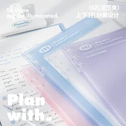 Cuaderno B5 de 6 anillas – Agenda escolar universitaria