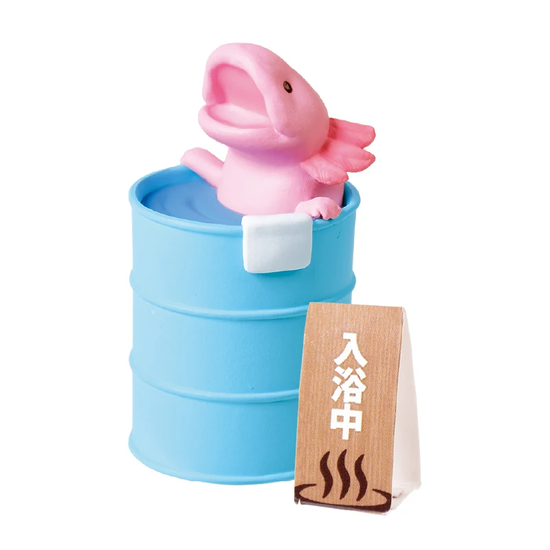Juguete cápsula de figuras animales para el baño con axolotl - imagen 2