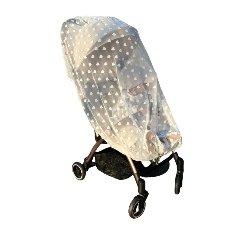 Mosquitera universal para cochecito de bebé con protección solar - imagen 2