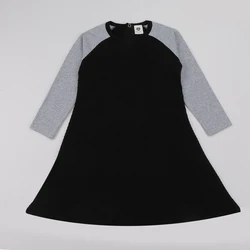 Conjunto acanalado bebé otoño: pelele manga larga y contrastado