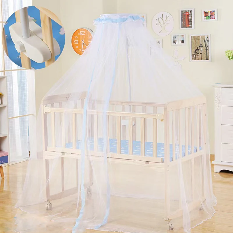 Mosquitera para cuna de bebé de malla plegable con encaje - imagen 4