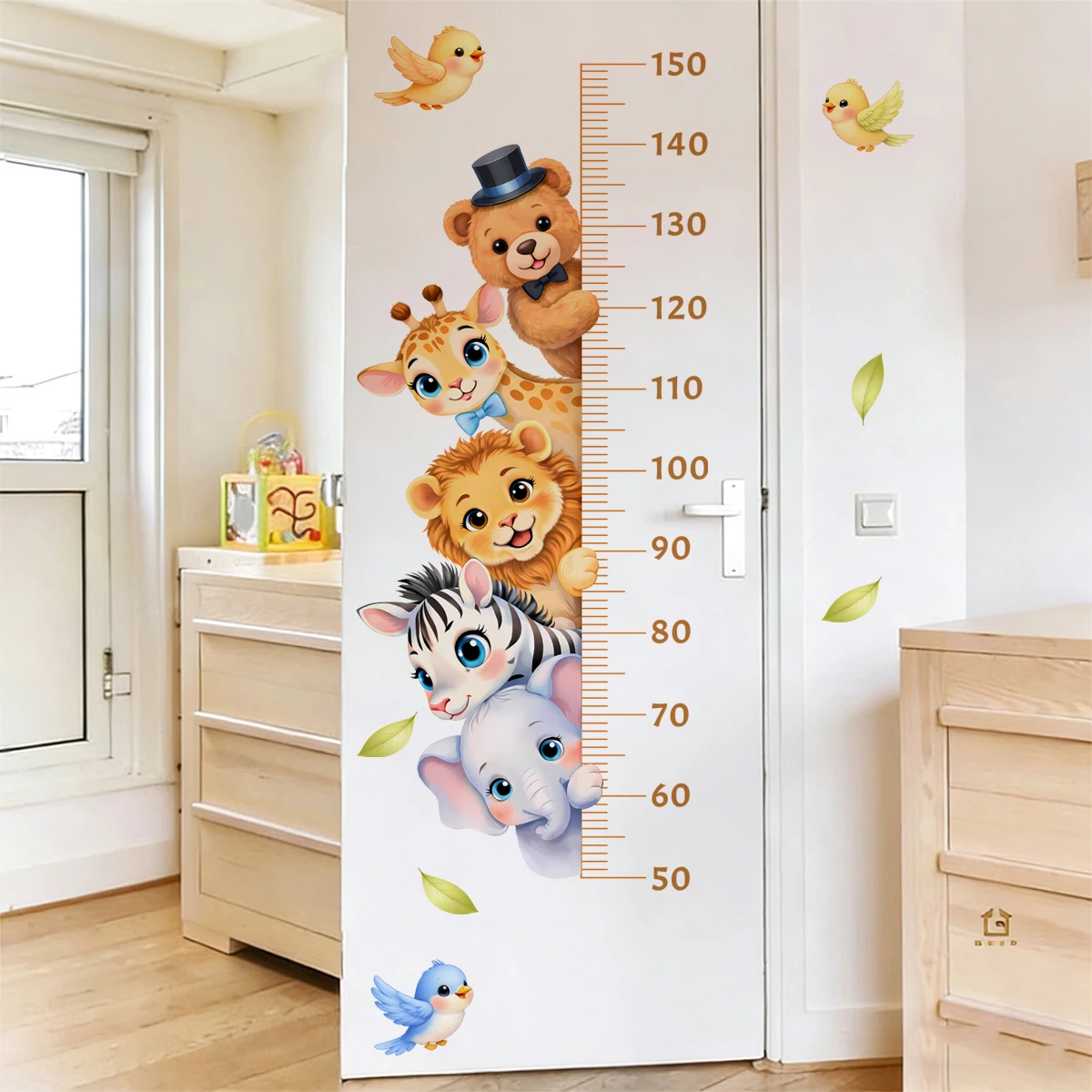Pegatinas de pared infantiles con animales de dibujos animados - imagen 2