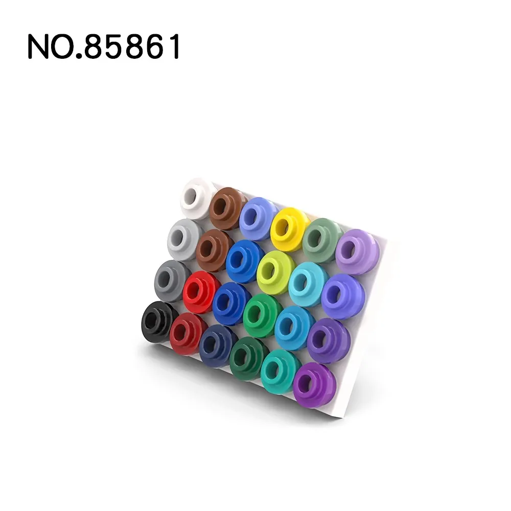 MOC placa redonda con perno abierto para bloques de construcción - imagen 4