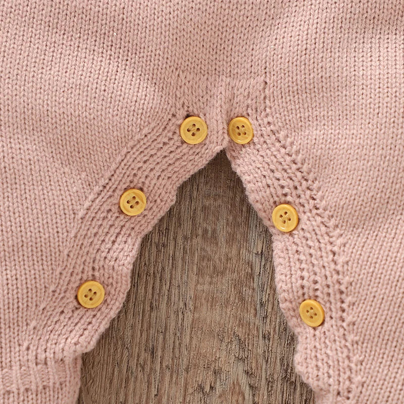 Pelele de punto con gorrito para bebé niña – manga larga - imagen 5