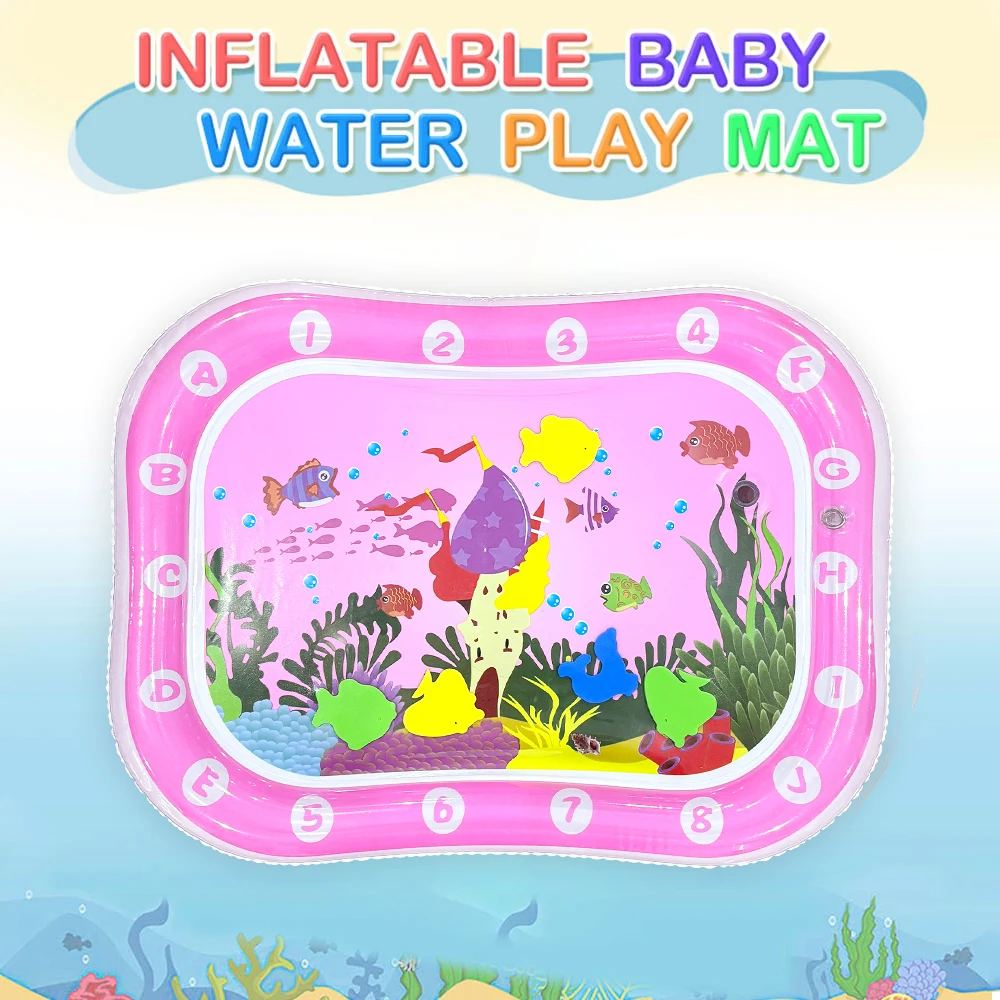 Esterilla de juego acuático inflable para barriga de bebé - imagen 4