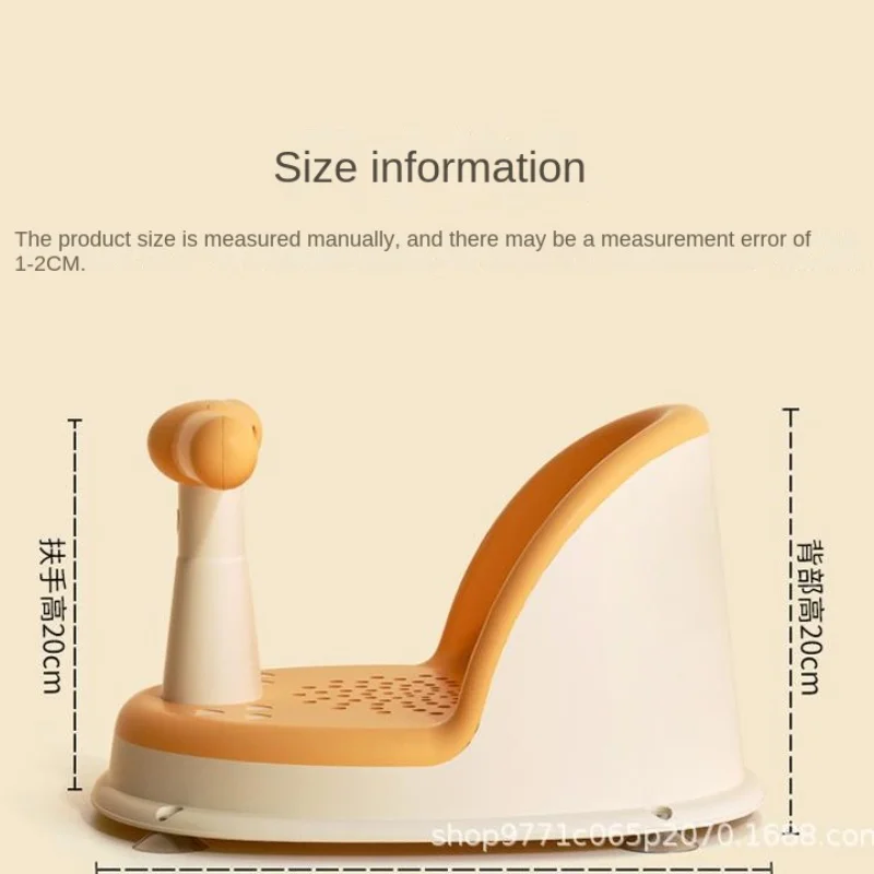 Asiento de ducha portátil ergonómico para bebés y niños - imagen 4