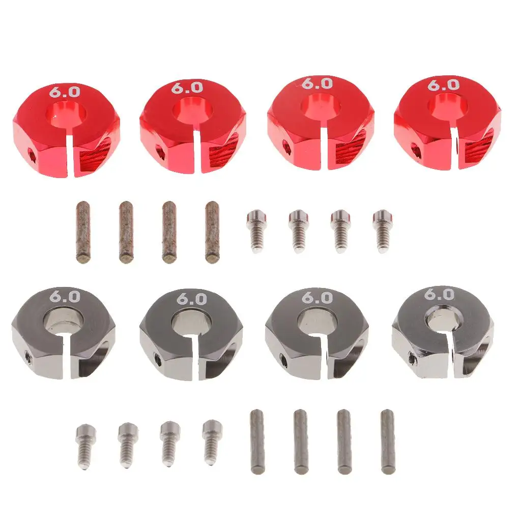 Tornillos hexagonales metálicos para ruedas RC – Repuesto buje - imagen 3