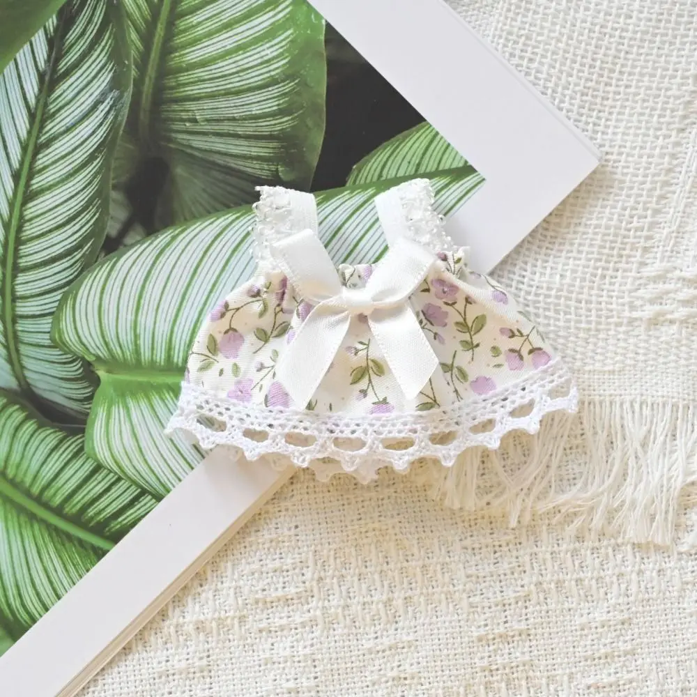 Vestido para muñecas de algodón con falda decorada - imagen 5