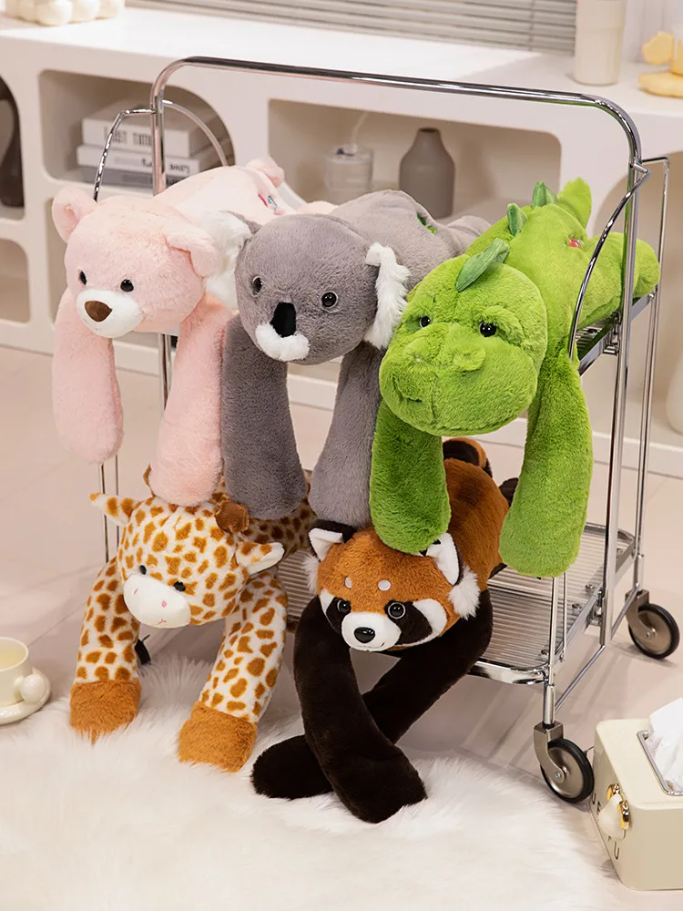 mapache y peluche ponderado alargado