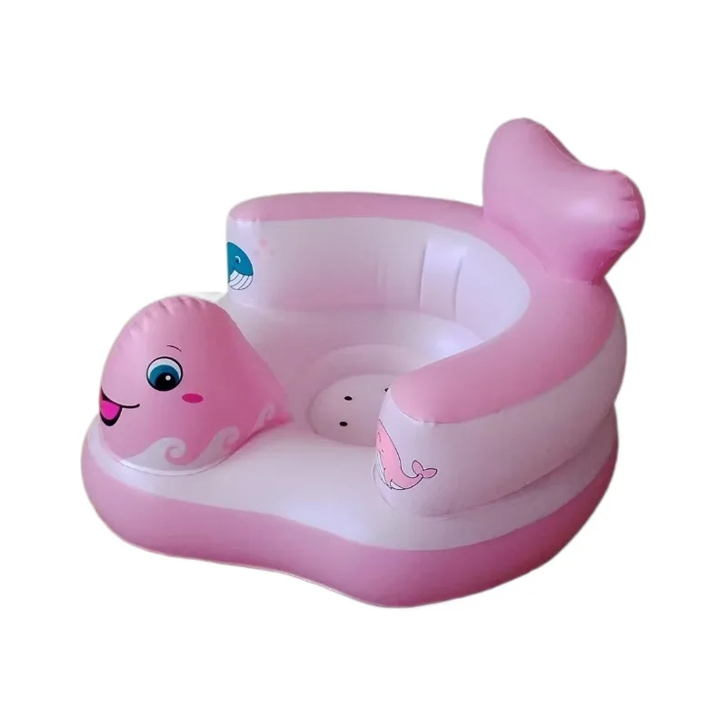 Silla de baño inflable portátil multifuncional para bebé - imagen 4