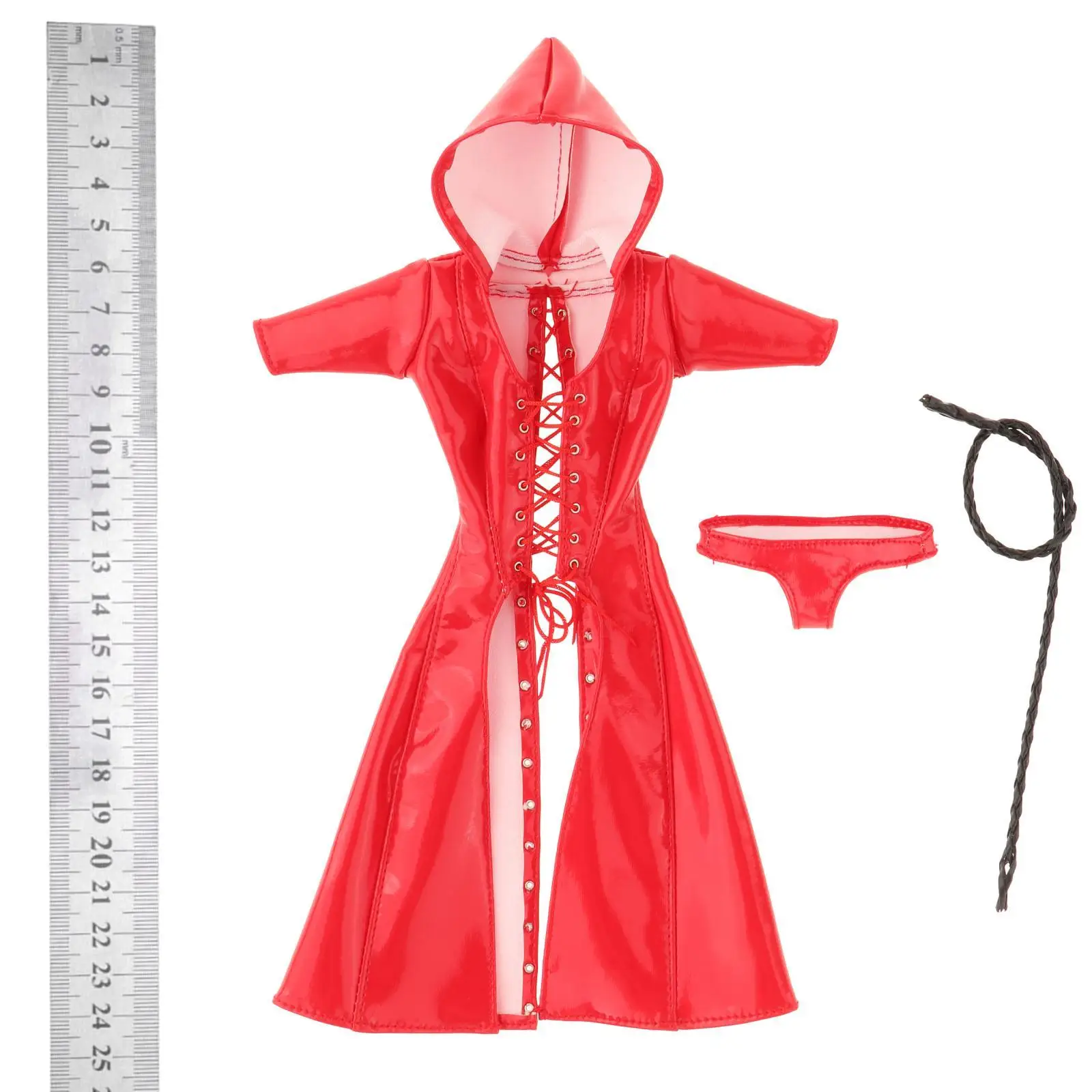 Cortavientos de cuero PU para figura de acción, diseño premium - imagen 3