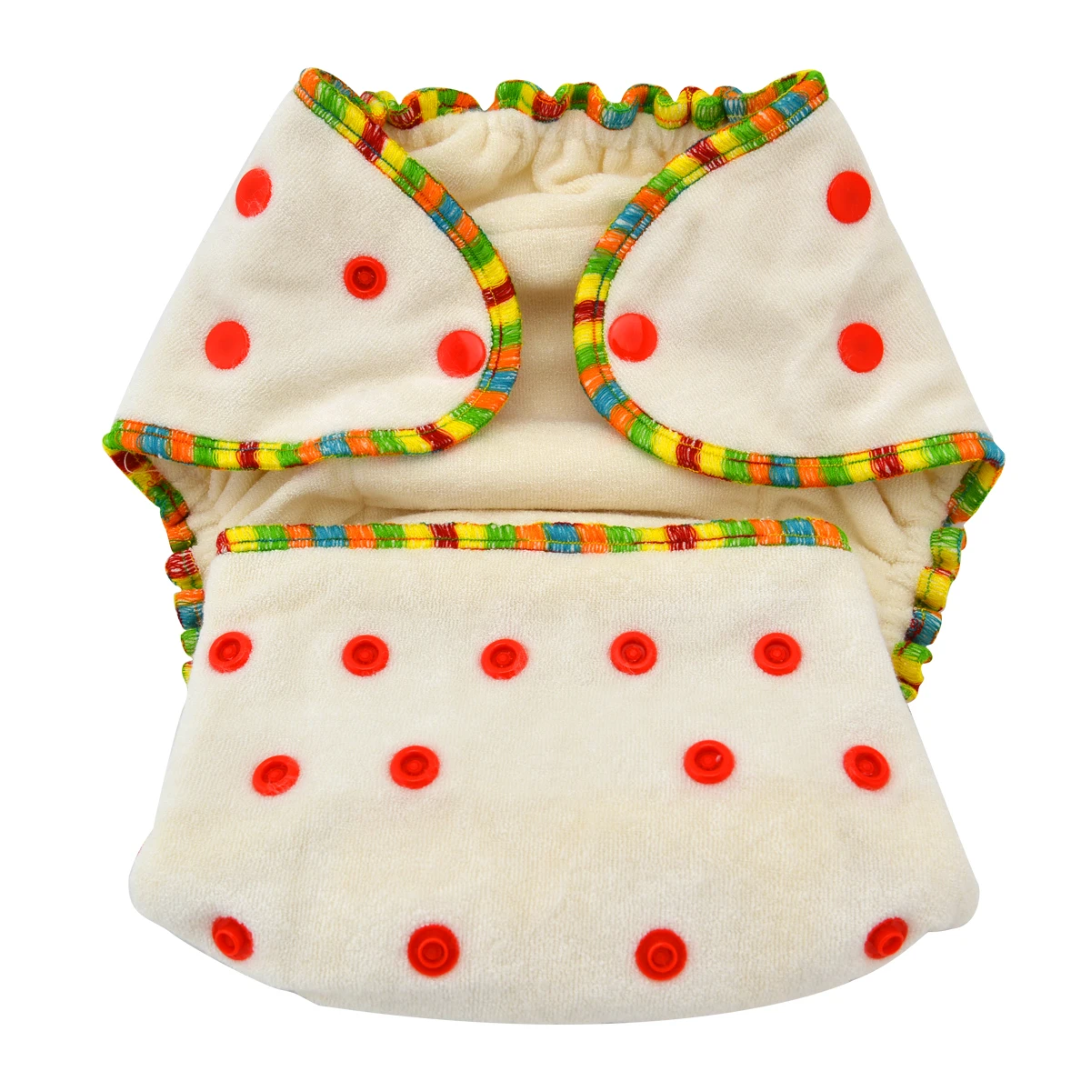 ALVABABY pañal de bambú reusable para bebé – Tela lavable - imagen 2