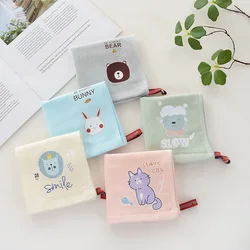 Toallas infantiles de algodón con felpa y gasa, dibujos de guardería