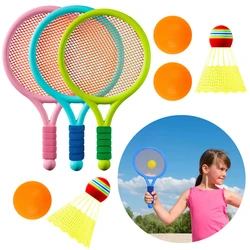 ZYF Raquetas de tenis y bádminton con juego de pelotas