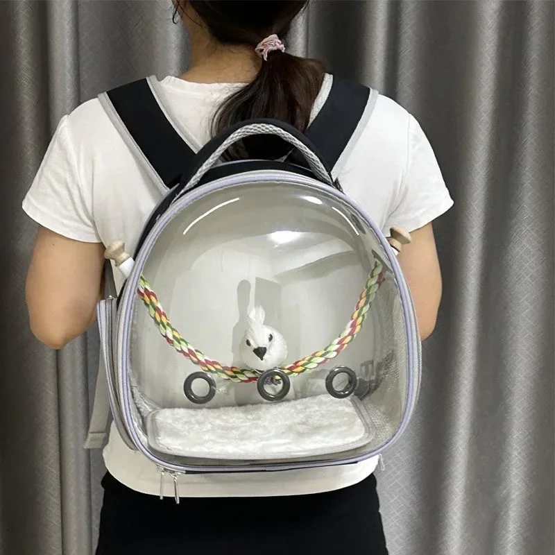 Transportín ligero para mascotas pequeñas tipo mochila ventilada - imagen 2