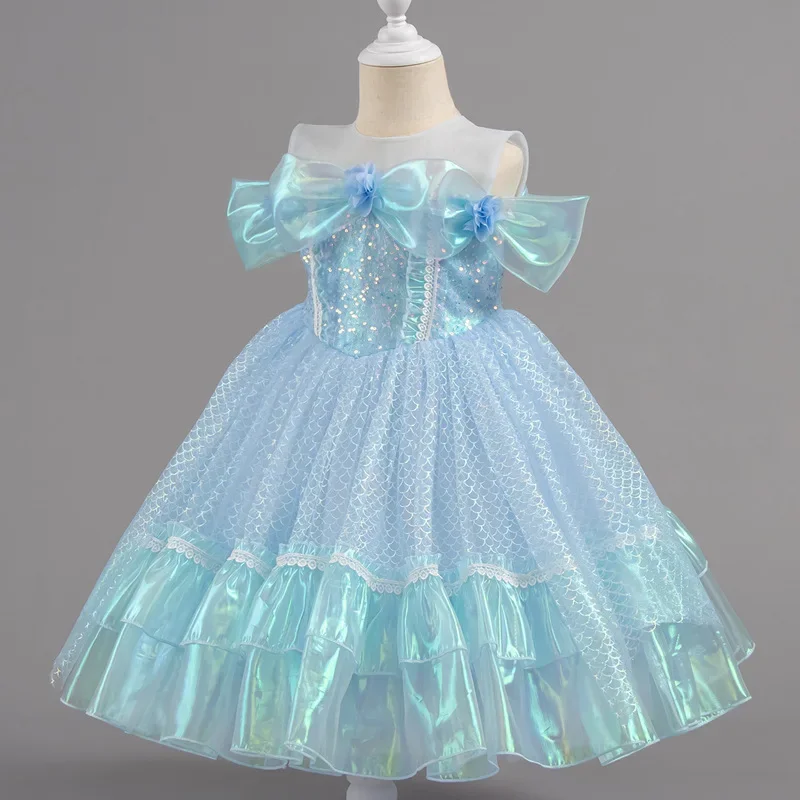 Vestido niña verano sencillo y elegante estilo princesa - imagen 4