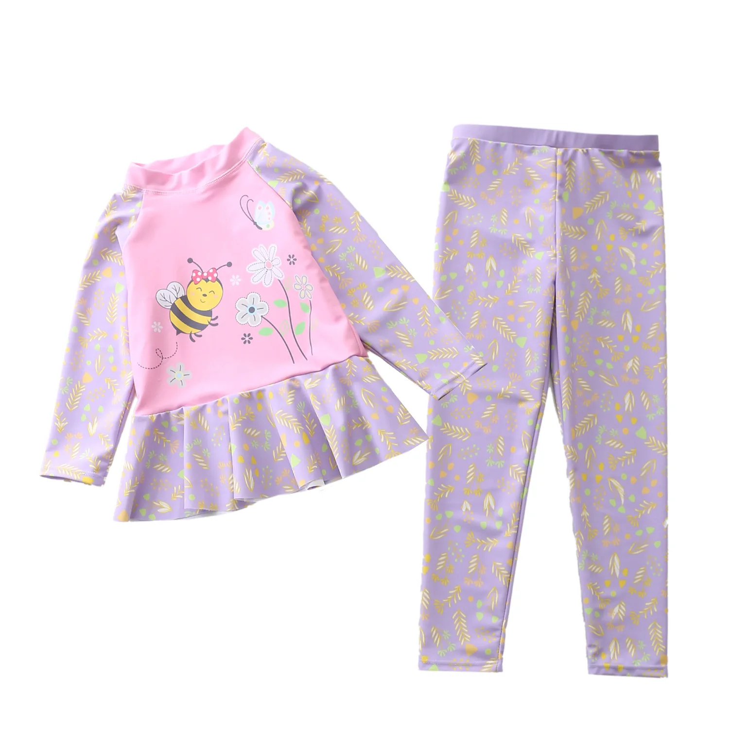 Estampado colorido del traje de baño infantil