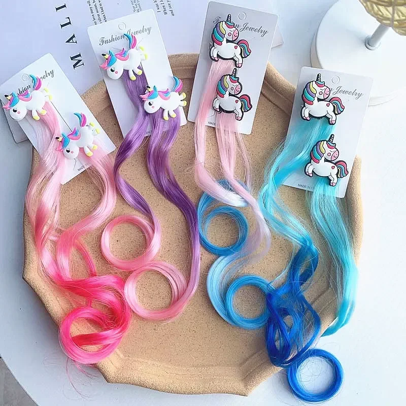Accesorios de pelo para niños diademas, lazos y pinzas unicornio - imagen 4