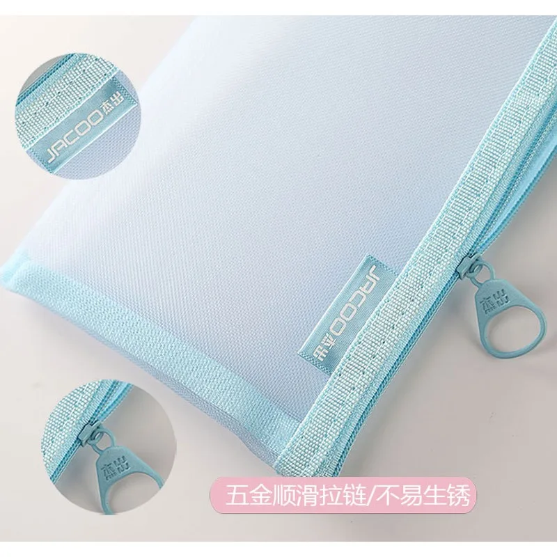 Estuche de lápices escolar de nailon – Bolsa portátilscollar para estudiantes - imagen 5