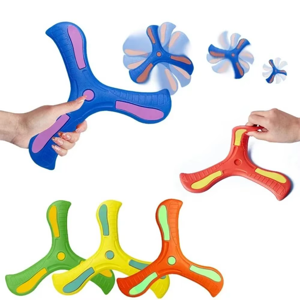 Boomerang cruz de tres hojas - vista frontal