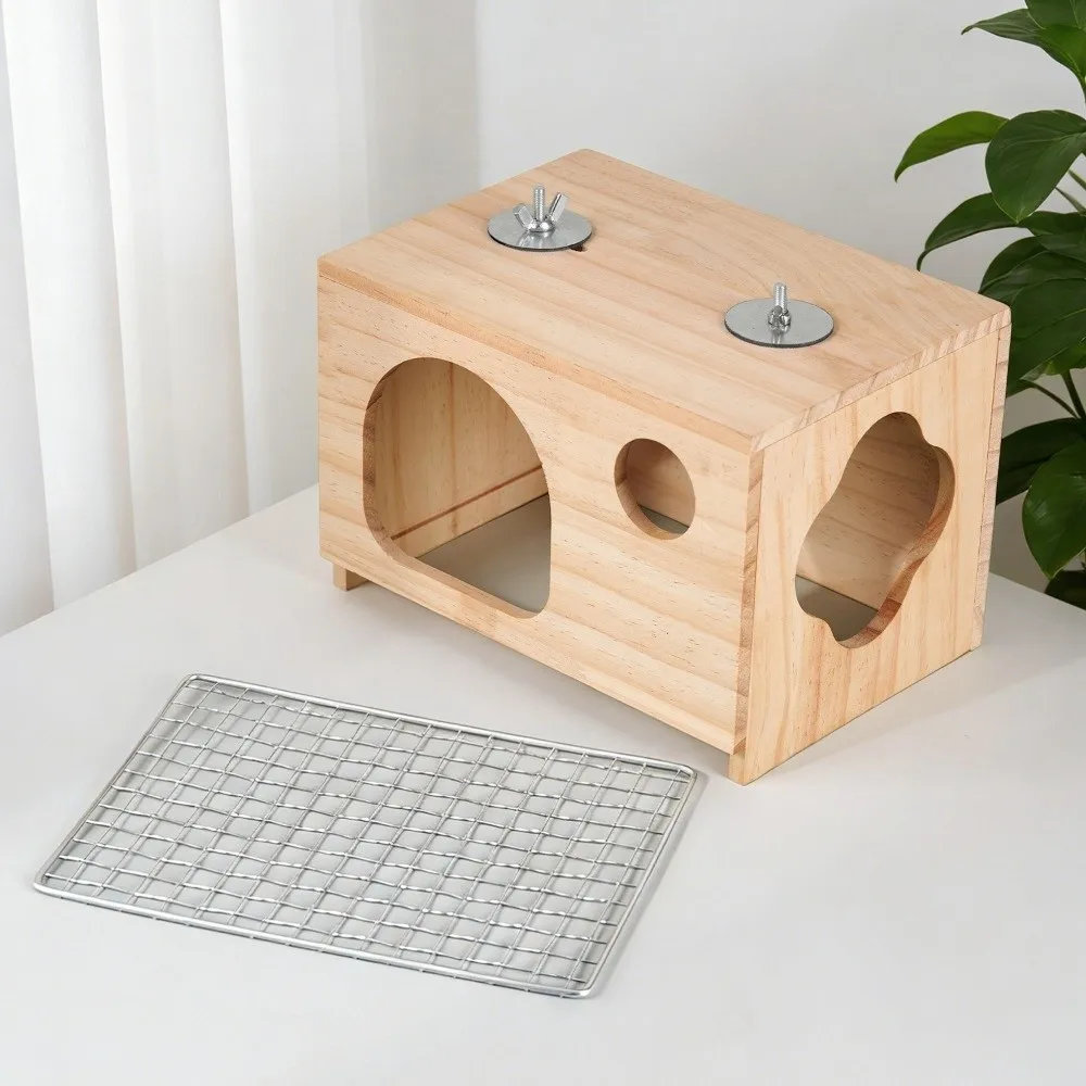 Detalle de hamaca para pájaros