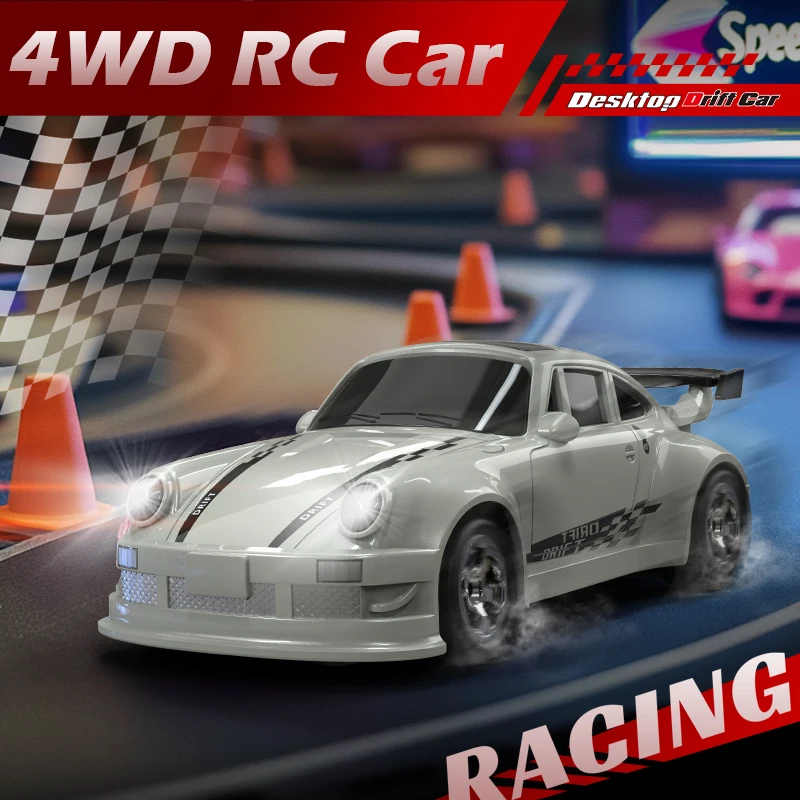 Coche radiocontrol alta velocidad tracción total con mando inalámbrico - imagen 2