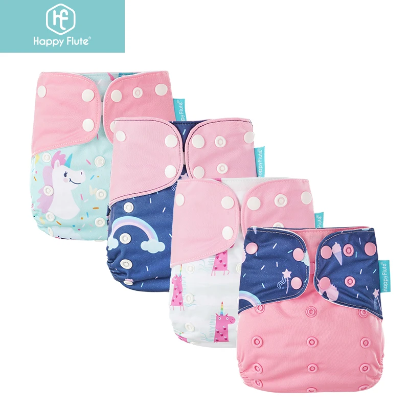 HappyFlute Pañales de tela ecológicos ajustables 3-15kg - imagen 2