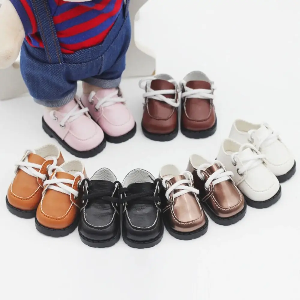 Zapatos de muñeca en cuero PU ligeros para disfraz y juegos - imagen 4