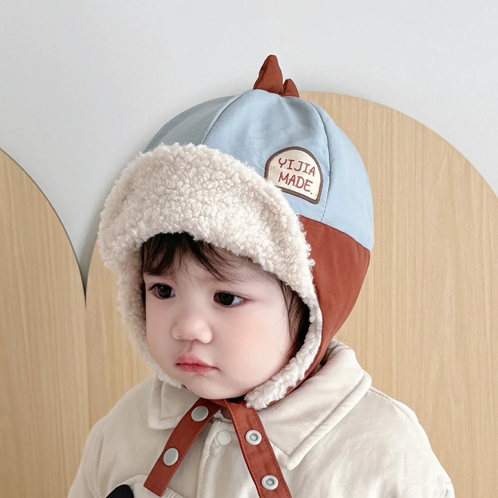 Gorro invernal cortavientos con bloques de color y orejeras felpa - imagen 5