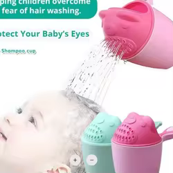 Taza lavadora antihoja para cabello de niño – Protege orejas y ojos