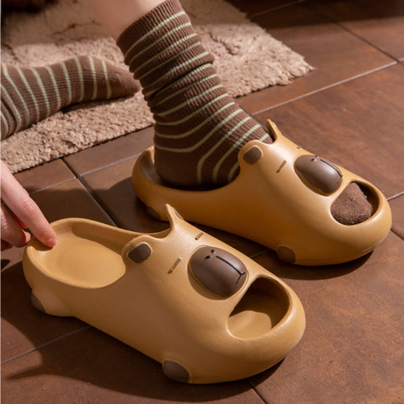 Zapatillas de capibara dibujos animados para bebé – Cómodas y frescas