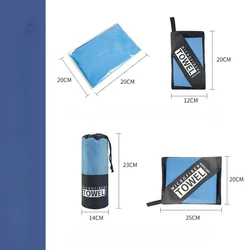 Toalla deportiva microfibra secado rápido para yoga y fitness