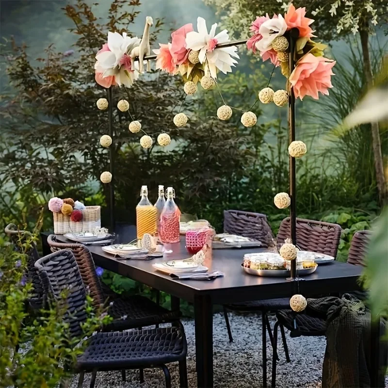 Soporte ajustable en hierro para arco de globos – Bodas y cumpleaños - imagen 4