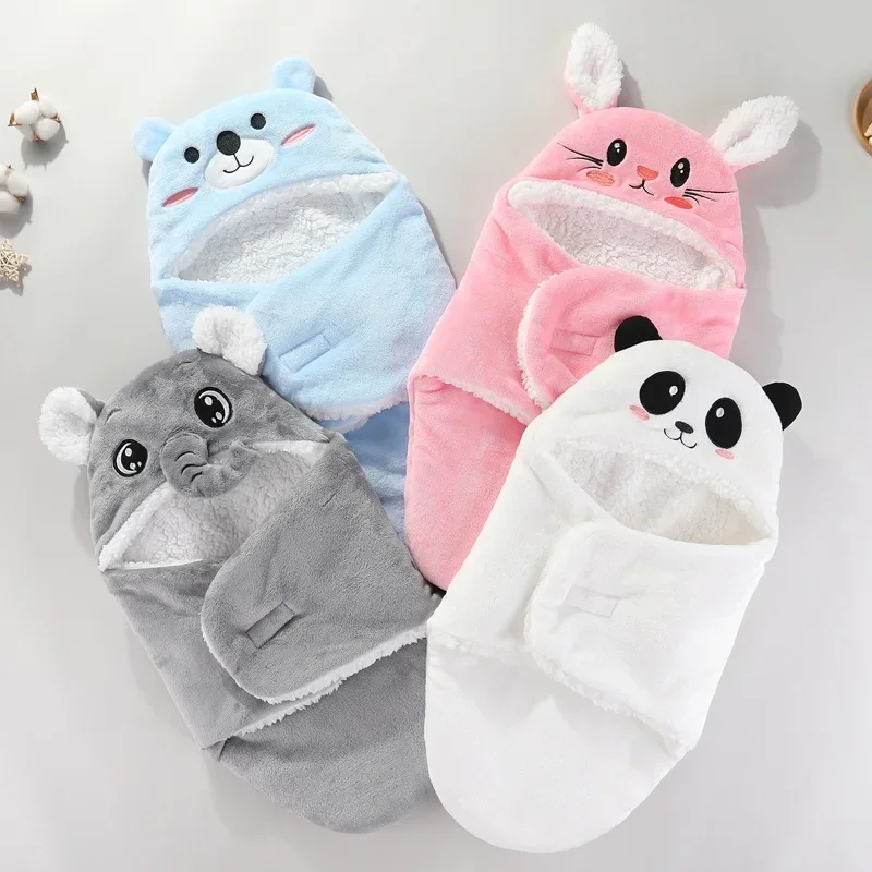Edredón terciopelo bebé recién nacido – Funda edredón animal Otoño Invierno - imagen 3