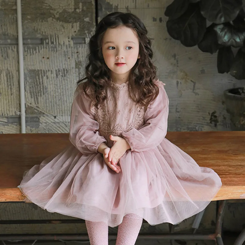 Vestido de princesa para niña con tul y encaje – MILANCEL - imagen 2