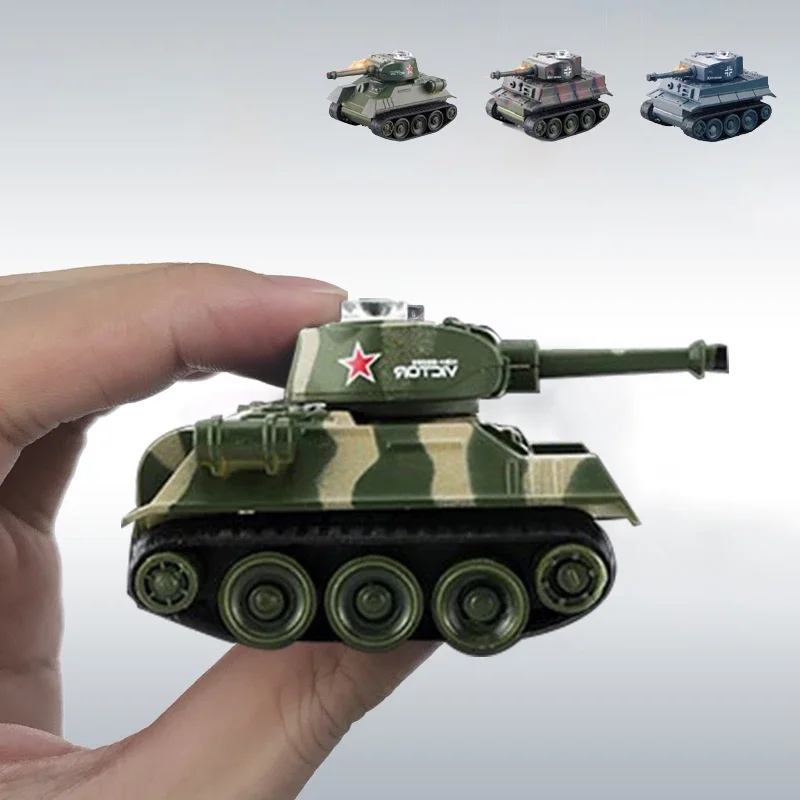 Mini tanque RC de control remoto para niños – Juguete de simulación - imagen 4