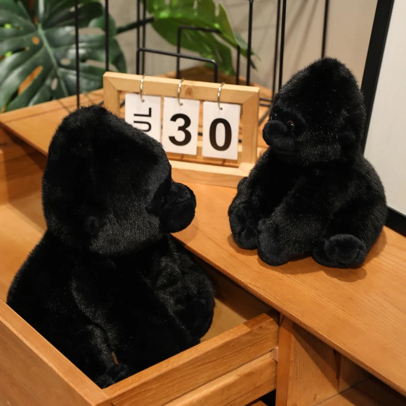 Peluche mono peludo negro para regalar a niños y niñas - imagen 4