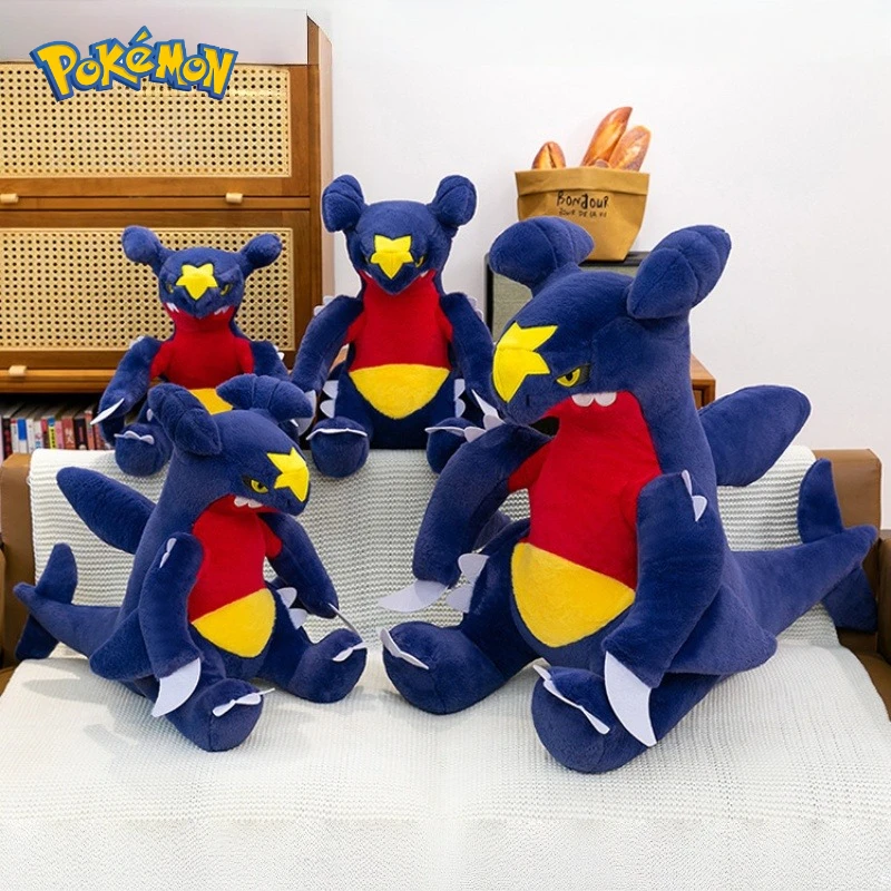 Peluche Pokémon Garchomp suave y cómodo tipo cojín para niños - imagen 4