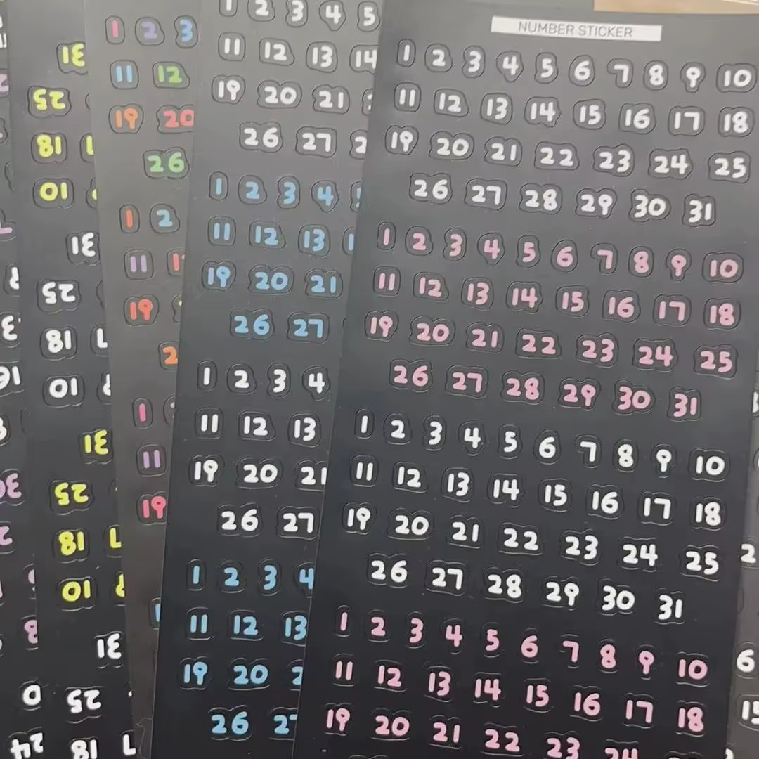 Pegatinas infantiles de calendario con números de días - imagen 4