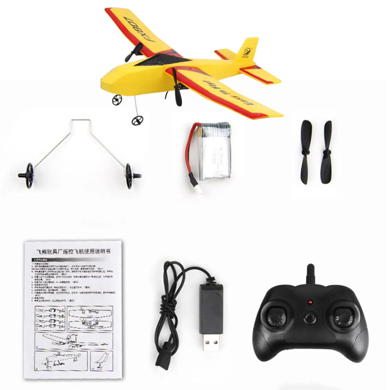 Avión teledirigido RC de ala fija con control estabilizado - imagen 4