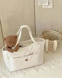 MILANCEL Bolso maternal multifuncional de lona – Diseño coreano ligero