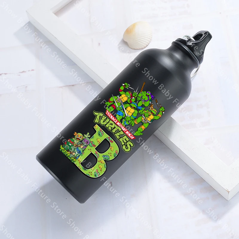 Botella de agua deportiva aluminio Tortugas Ninja sin fugas - imagen 3