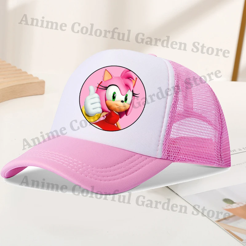 Gorra de béisbol Sonics infantil con diseño anime y visera - imagen 2