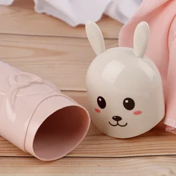 Estuche para viaje cepillo de dientes niños conejito Pascua portátil