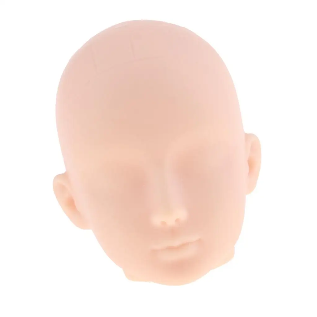 Cabeza de muñeca BJD masculina de plástico para muñecas articuladas