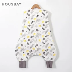Saco de dormir infantil de verano de algodón ligero y fresco