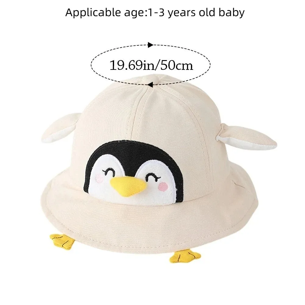 Sombrero de pescador infantil pingüino transpirable con UV playa - imagen 3