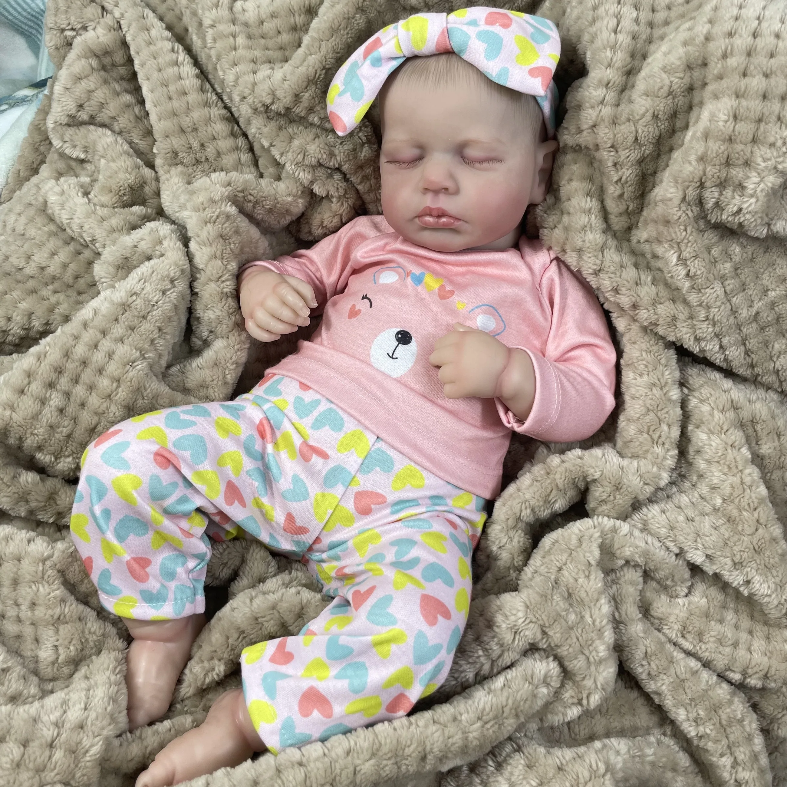 Muñeca reborn LouLou realista de silicona y vinilo para niñas - imagen 2