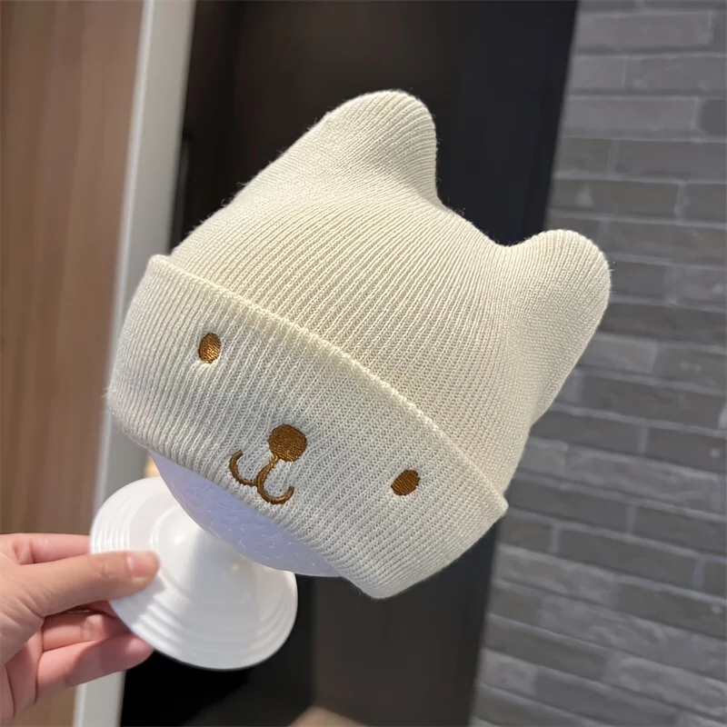 Gorro de bebé de invierno en algodón suave elástico, recién nacido - imagen 3