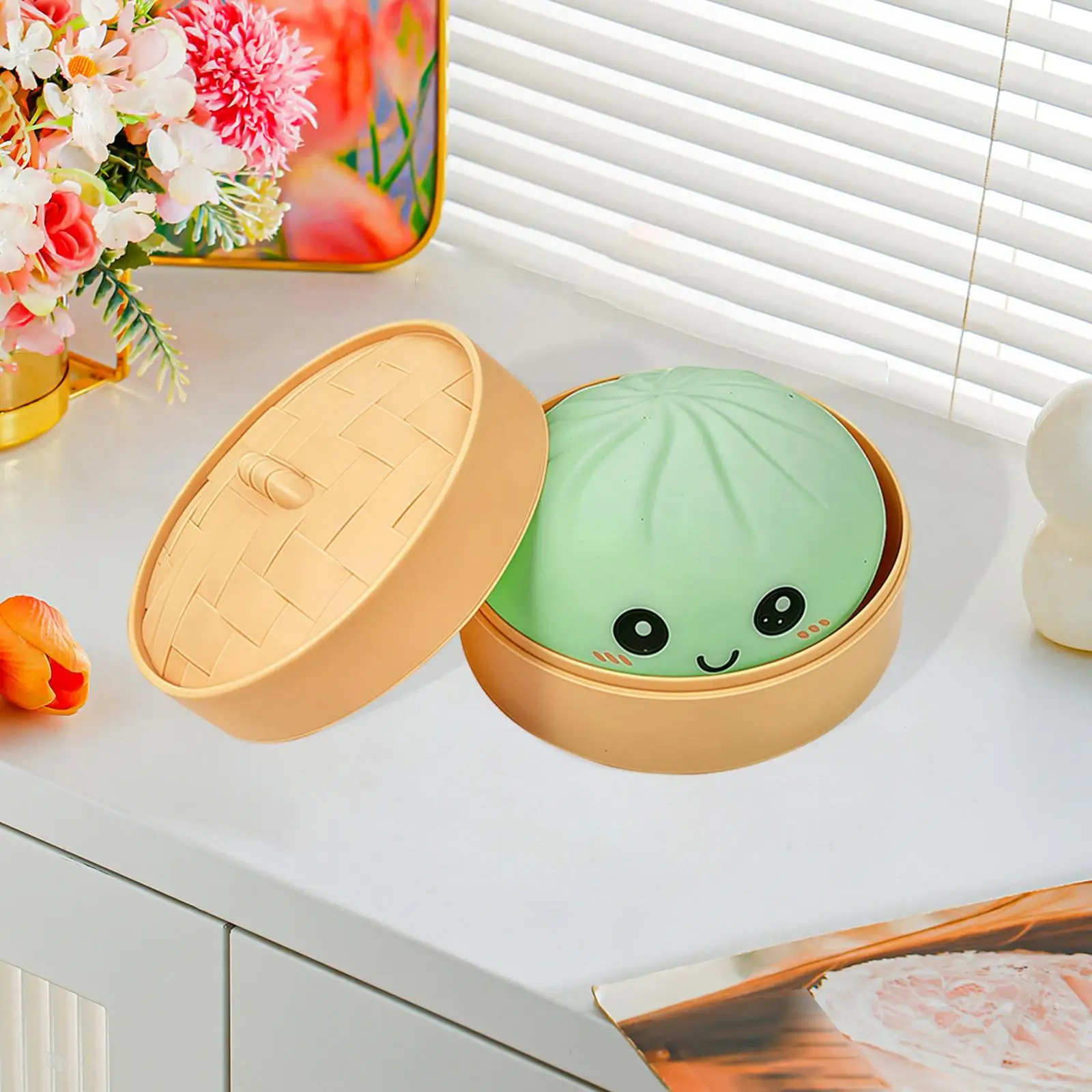 Pelota antiestrés Dumpling sensorial suave tipo bola de masa - imagen 3